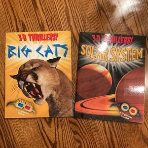 New! Kids Non-fiction 3-D Thrillers Set of 2 books